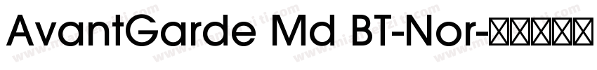 AvantGarde Md BT-Nor字体转换